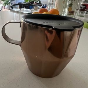 Starbucks metal travel cup